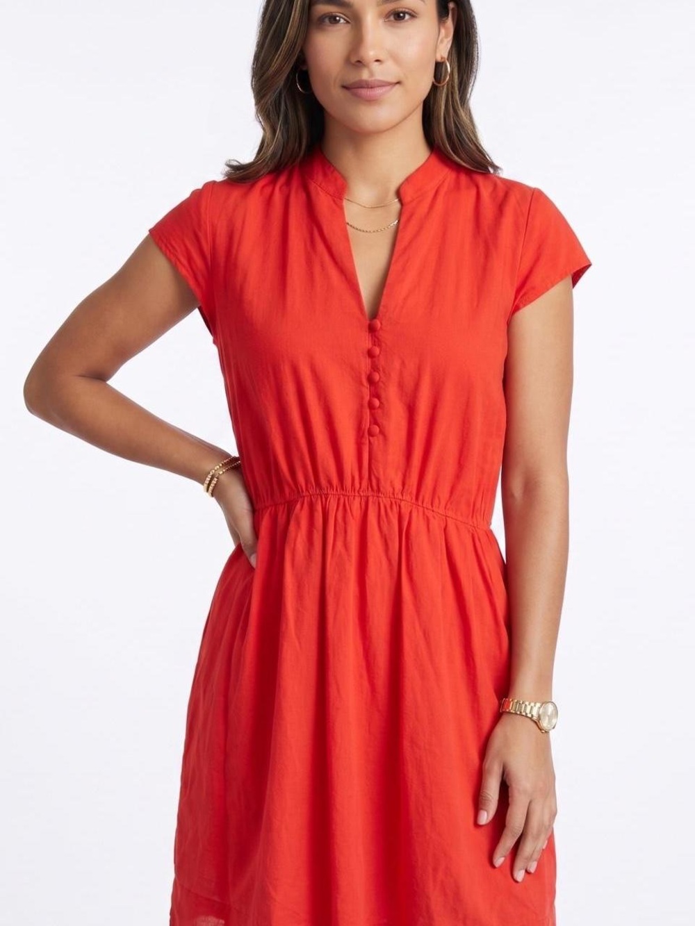 NWOT Anthropologie Maeve Red Dress
Size Small.